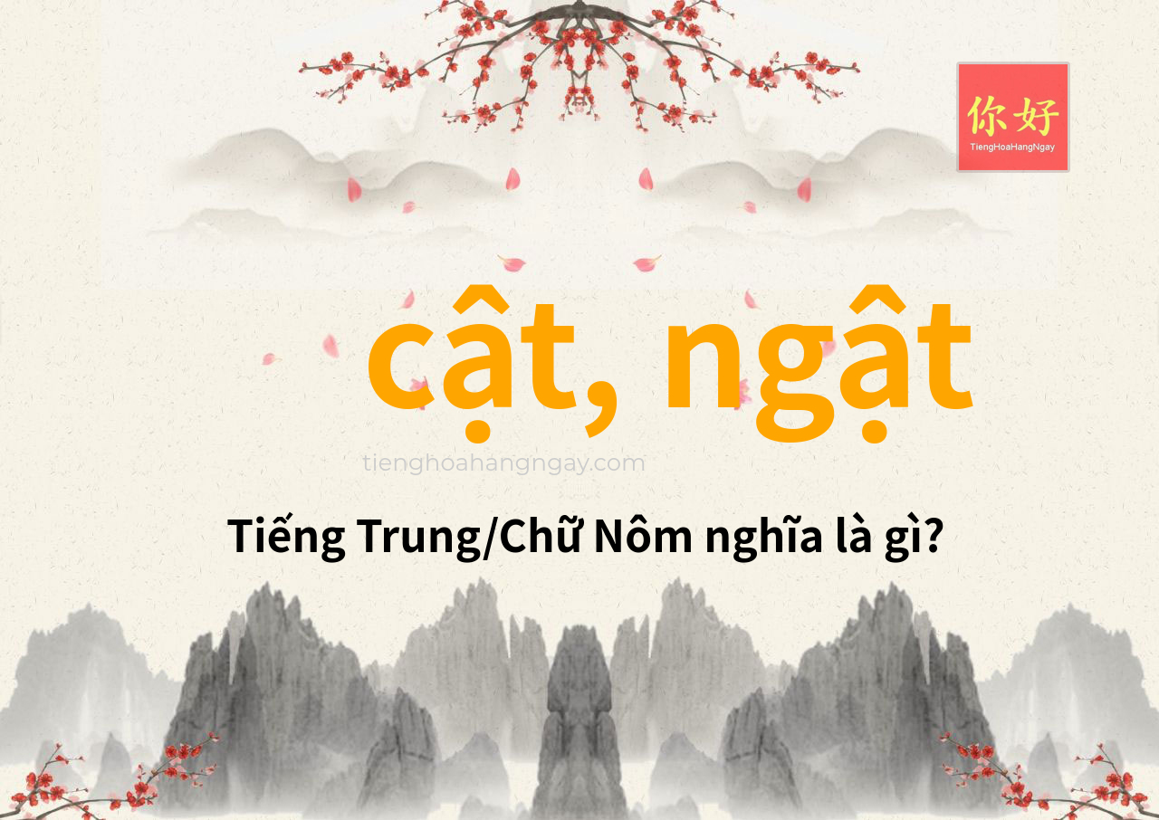cật, ngật tiếng Trung là gì?